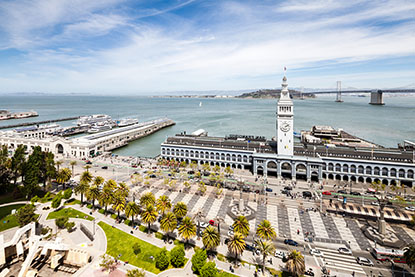 Pier 1 and the Ferry Building.